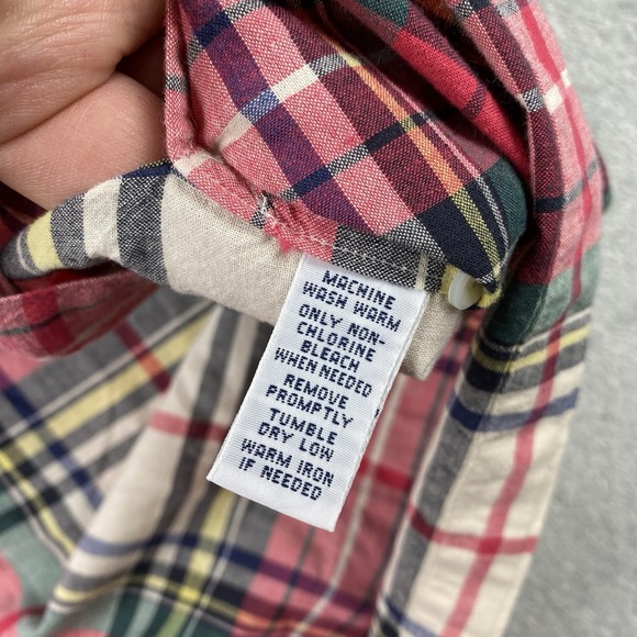 Polo Ralph Lauren Shirt Mens Size XXL Multicolor Camp Colorful Plaid Loop Collar - Picture 9 of 14